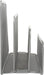 Q - CONNECT metalen bureau - organizer 3 compartimenten zilver - OfficeTown