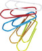 Q - CONNECT metalen papierklemmen, 32 mm, 75 stuks per doos, hangend, verschillende kleuren. - OfficeTown