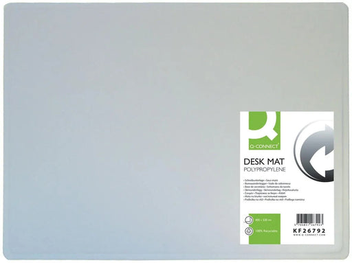 Q - CONNECT onderlegger, ft 53 x 40 cm, transparant - OfficeTown
