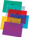 Q - CONNECT opbergmap, A4 formaat, transparant PP, met drukknopsluiting - OfficeTown