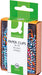 Q - CONNECT paperclips, 28 mm, doos van 100 stuks, gestreept in wit en verschillende kleuren - OfficeTown