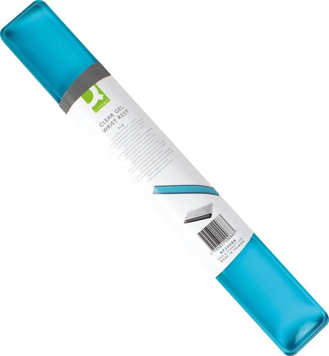 Q - CONNECT polssteun antislip transparant blauw - OfficeTown