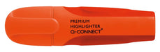 Q - CONNECT Premium Markeerstift, Oranje met Schuine Punt - OfficeTown