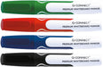 Q - CONNECT Premium whiteboard marker, ronde punt, doos van 4 stuks in verschillende kleuren - OfficeTown