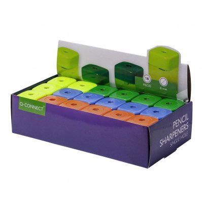 Q - CONNECT puntenslijper 1 - gaats in verschillende kleuren - OfficeTown