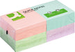 Q - CONNECT Quick Notes, ft 76 x 76 mm, 100 vel, pak van 12 blokken in pastelkleuren - OfficeTown