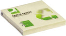 Q - CONNECT Quick Notes Gerecycled, ft 76 x 76 mm, 100 vel, geel 12 stuks - OfficeTown