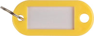 Q - CONNECT sleutelhanger, pak van 10 stuks, geel - OfficeTown