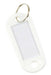 Q - CONNECT sleutelhanger, pak van 10 stuks, wit - OfficeTown