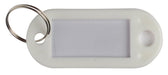 Q - CONNECT sleutelhanger, pak van 10 stuks, wit - OfficeTown