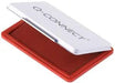 Q - CONNECT stempelkussen in metalen doosje, ft 110 x 70 mm, rood - OfficeTown