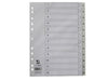 Q - CONNECT tabbladen set 1 - 12, met indexblad, ft A4, wit - OfficeTown