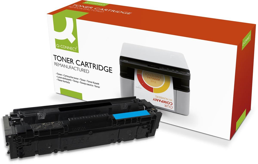 Q - CONNECT toner cyaan 2300 pagina's voor Canon - OEM: 3027C002 - OfficeTown