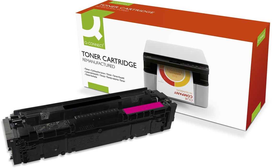 Q - CONNECT toner magenta 2300 pagina's voor HP - OEM: CF403X - OfficeTown