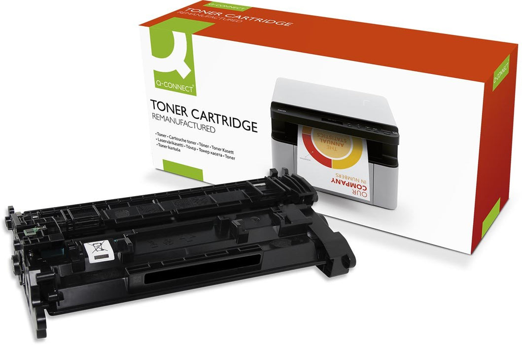 Q - CONNECT toner zwart 3100 pagina's voor HP - OEM: CF226A - OfficeTown