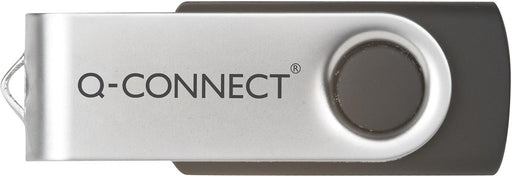 Q - CONNECT USB stick 2.0, zwart, 16 GB - OfficeTown