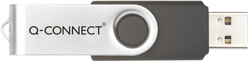 Q - CONNECT USB stick 2.0, zwart, 4 GB - OfficeTown