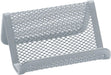 Q - CONNECT visitekaarthouder van metaal 11 x 7,5 x 5 cm zilver - OfficeTown