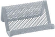 Q - CONNECT visitekaarthouder van metaal 11 x 7,5 x 5 cm zilver - OfficeTown