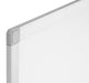 Q - CONNECT whiteboard, met aluminium frame, melamine, 1zijde wit, 1 zijde geruit, 60 x 90 cm - OfficeTown
