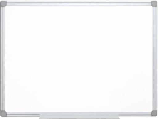 Q - CONNECT whiteboard, met aluminium frame, melamine, 1zijde wit, 1 zijde geruit, 90 x 120 cm - OfficeTown