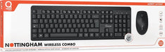Qware draadloze toetsenbord en muis set Nottingham, azerty - OfficeTown