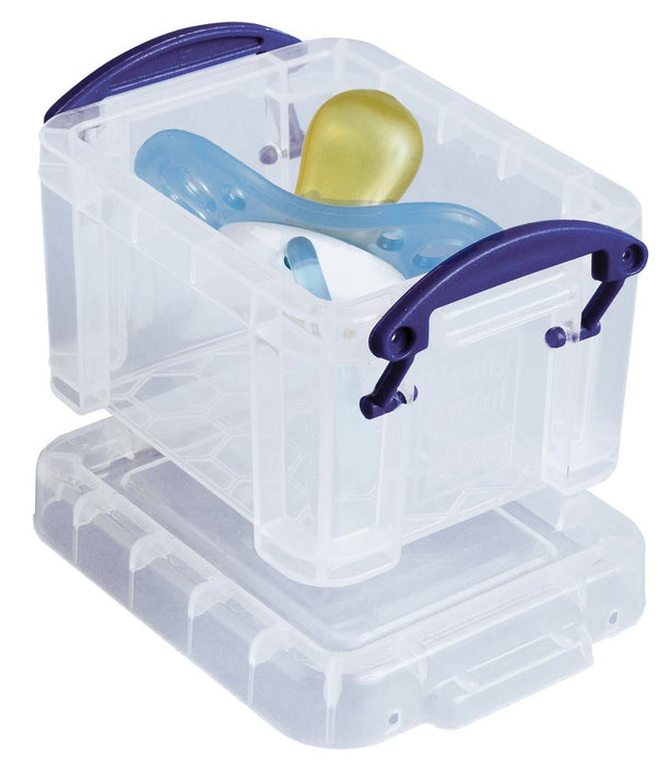 Really Useful Box 0,14 liter, transparant - OfficeTown