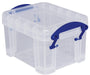 Really Useful Box 0,14 liter, transparant - OfficeTown
