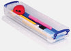 Really Useful Box 0,8 liter, transparant - OfficeTown