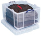 Really Useful Box Box opbergdoos 145 liter, transparant 4 stuks - OfficeTown