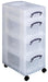 Really Useful Box Box trolley met 4 opbergdozen - OfficeTown