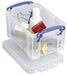 Really Useful Box Doos 0,7 liter, transparant - OfficeTown