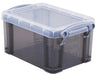 Really Useful Box Doos 0,7 liter, transparant rook - OfficeTown