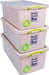 Really Useful Box Doos Gerecycled opbergdoos 82 l, stapelbaar, grijs 3 stuks - OfficeTown