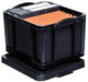 Really Useful Box Doos Opbergdoos 35 liter, Gerecycled, Zwart 6 stuks - OfficeTown
