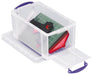 Really Useful Box doos opbergdoos 8 liter met frontale opening, transparant - OfficeTown