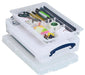 Really Useful Box kantoorverdeler met 8 vakken voor 4 liter of 9 liter, transparant - OfficeTown