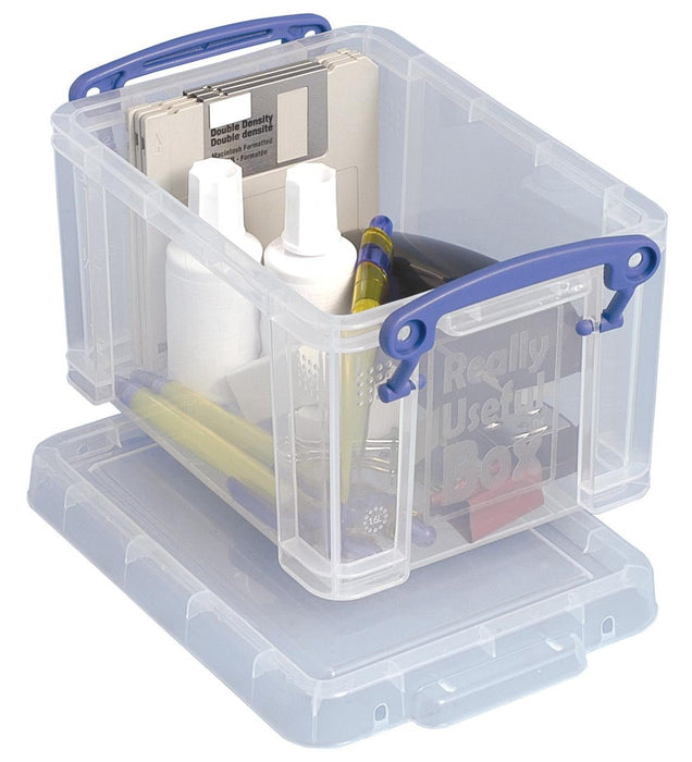 Really Useful Box opbergdoos 1,6 liter, transparant - OfficeTown
