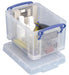 Really Useful Box opbergdoos 1,6 liter, transparant - OfficeTown