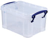 Really Useful Box opbergdoos 1,6 liter, transparant - OfficeTown