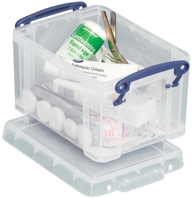 Really Useful Box opbergdoos 1,6 liter, transparant - OfficeTown