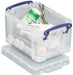 Really Useful Box opbergdoos 1,6 liter, transparant - OfficeTown