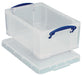 Really Useful Box opbergdoos 5 liter, doorzichtig - OfficeTown