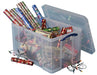 Really Useful Box opbergdoos 84 liter, transparant 3 stuks - OfficeTown