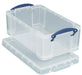 Really Useful Box opbergdoos 9 liter, transparant - OfficeTown