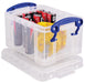 Really Useful Box visitekaarthouder 0,3 liter, transparant - OfficeTown