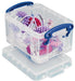 Really Useful Box visitekaarthouder 0,3 liter, transparant - OfficeTown