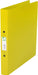 Ringband Q - CONNECT, PP, 2 ringen, 25 mm, doorzichtig geel - OfficeTown