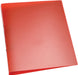 Ringmap Q - CONNECT, PP, 2 ringen, 25 mm, doorzichtig rood - OfficeTown