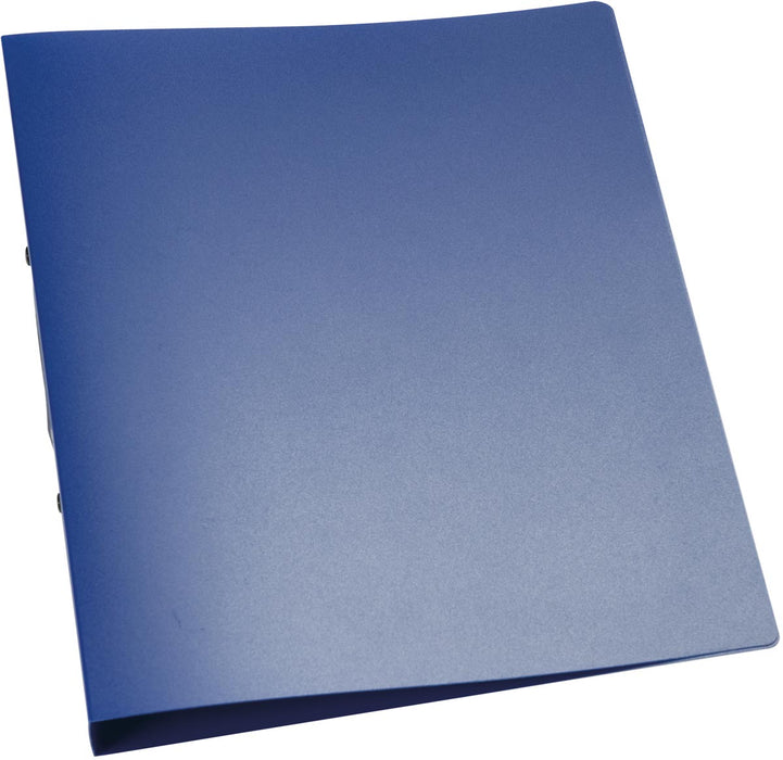 Ringmap Q - CONNECT, PP, 2 ringen, 25 mm, transparant blauw met O - ringen - OfficeTown